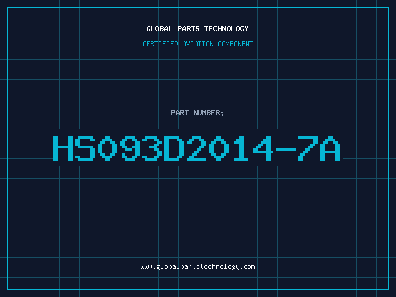 Aviation Part HS093D2014-7A
