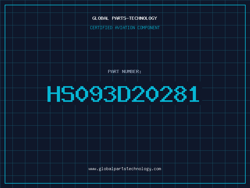 Aviation Part HS093D20281