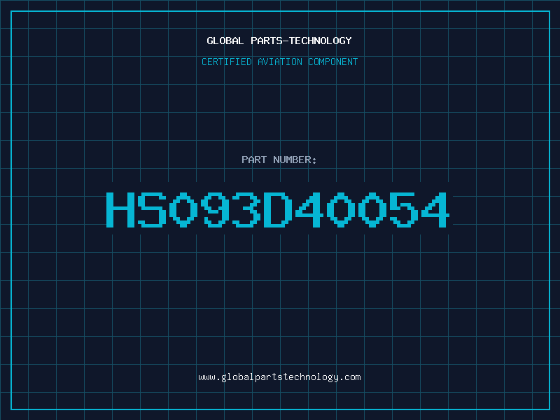 Aviation Part HS093D40054