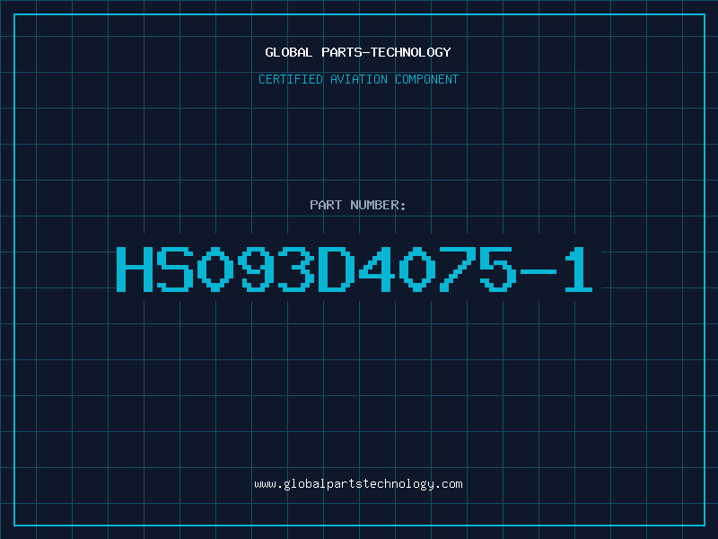 Aviation Part HS093D4075-1
