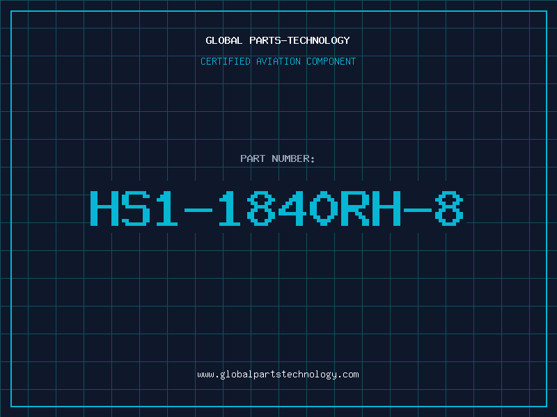 Aviation Part HS1-1840RH-8