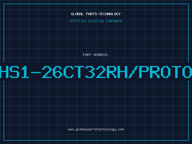 Aviation Part HS1-26CT32RH/PROTO
