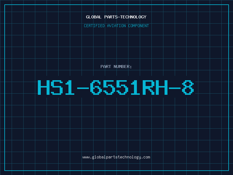 Aviation Part HS1-6551RH-8