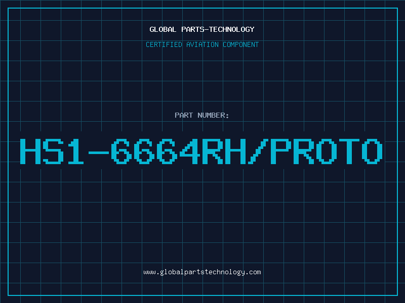Aviation Part HS1-6664RH/PROTO