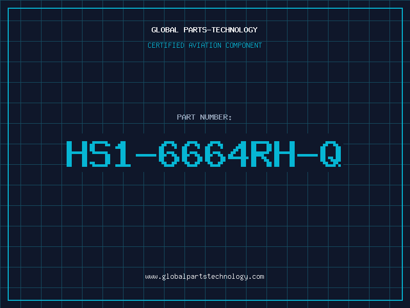 Aviation Part HS1-6664RH-Q