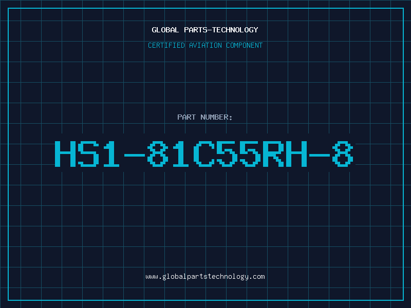 Aviation Part HS1-81C55RH-8
