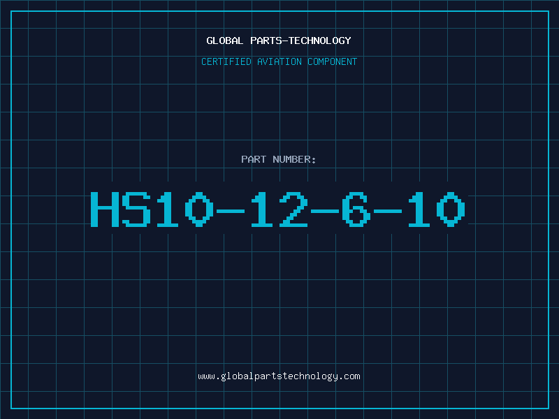 Aviation Part HS10-12-6-10