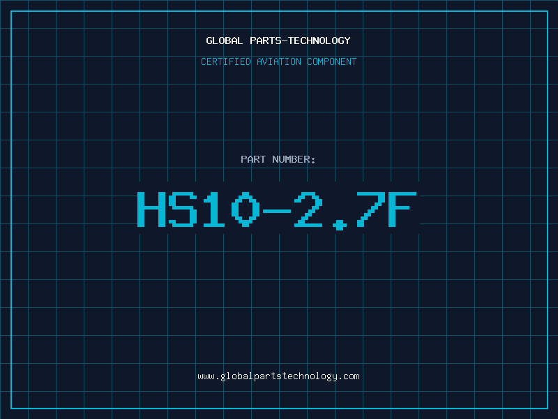 Aviation Part HS10-2.7F