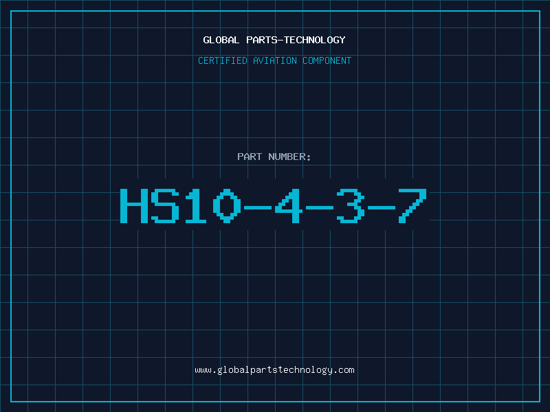 Aviation Part HS10-4-3-7