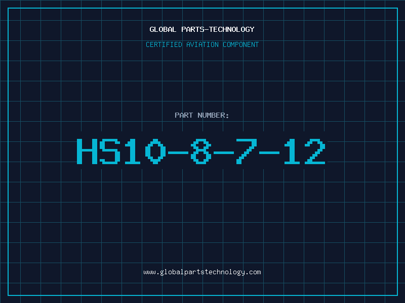 Aviation Part HS10-8-7-12