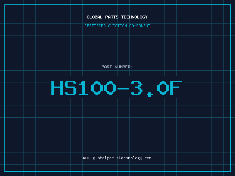 Aviation Part HS100-3.0F