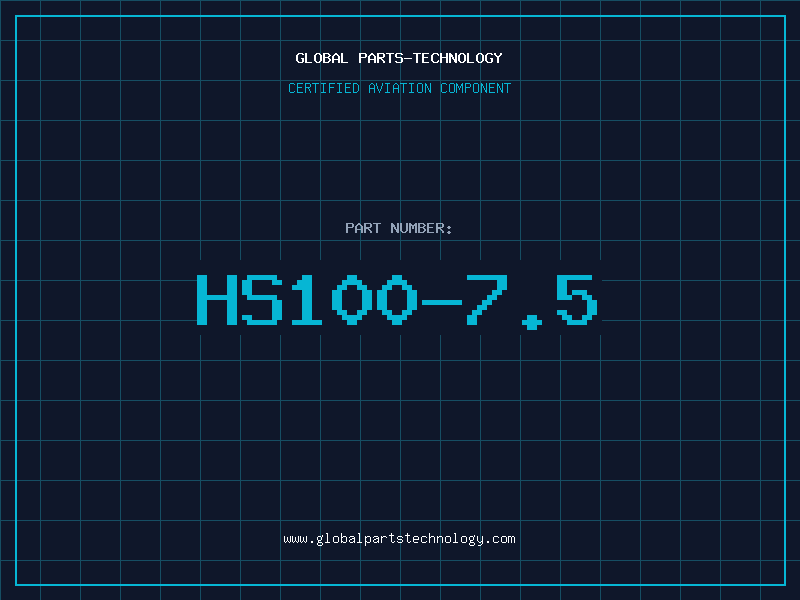 Aviation Part HS100-7.5