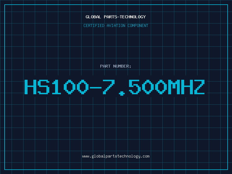 Aviation Part HS100-7.500MHZ