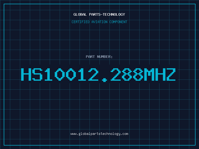 Aviation Part HS10012.288MHZ