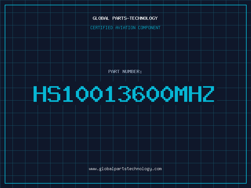 Aviation Part HS10013600MHZ