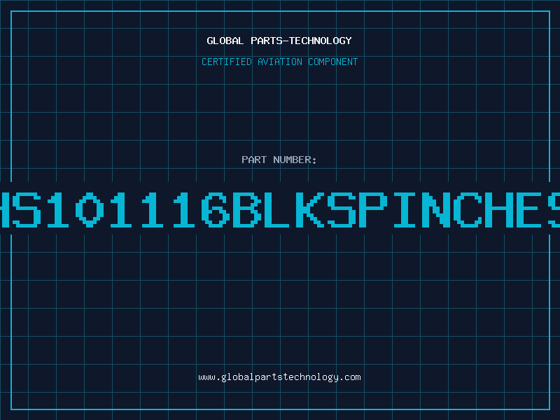 Aviation Part HS101116BLKSPINCHES