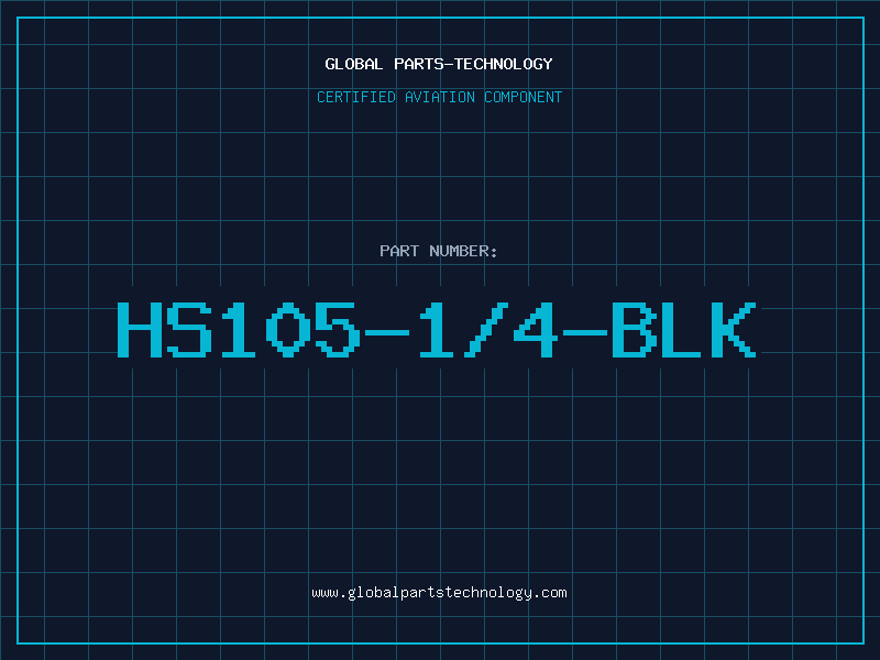 Aviation Part HS105-1/4-BLK