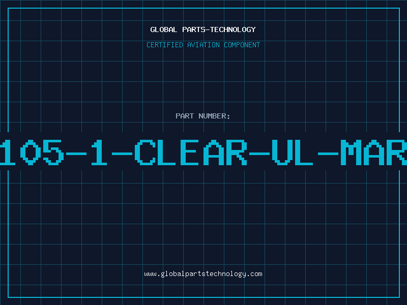 Aviation Part HS105-1-CLEAR-UL-MARKE