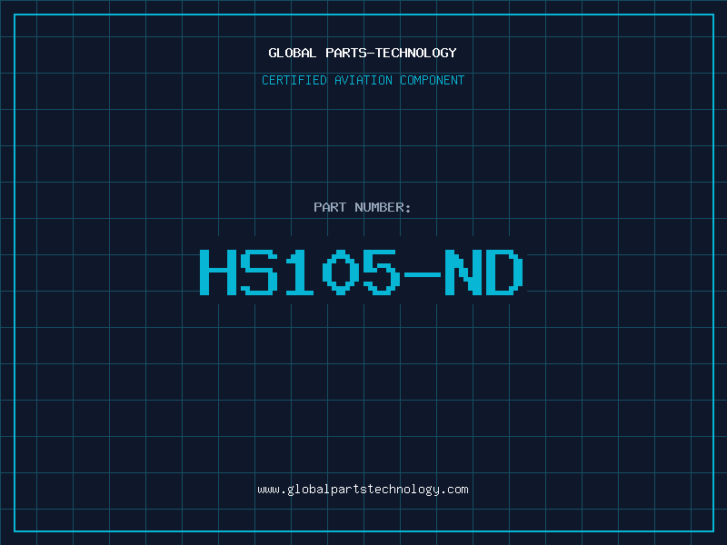 Aviation Part HS105-ND