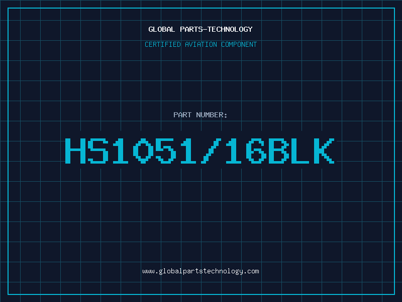Aviation Part HS1051/16BLK