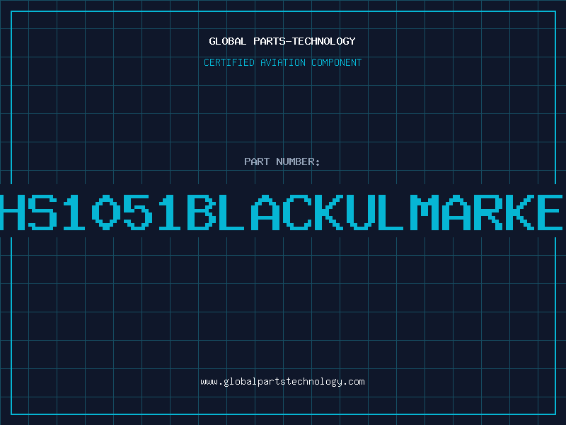 Aviation Part HS1051BLACKULMARKE