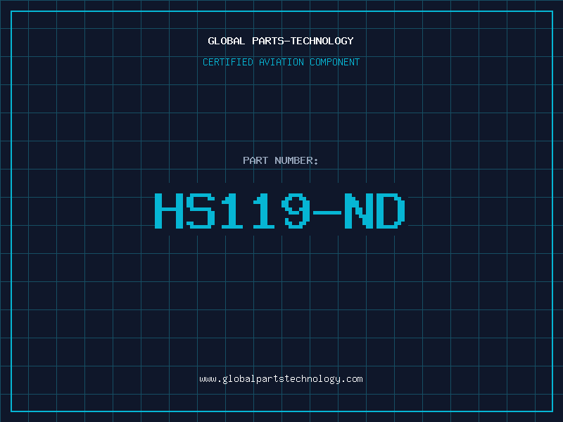 Aviation Part HS119-ND