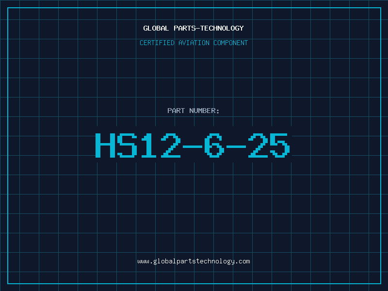 Aviation Part HS12-6-25