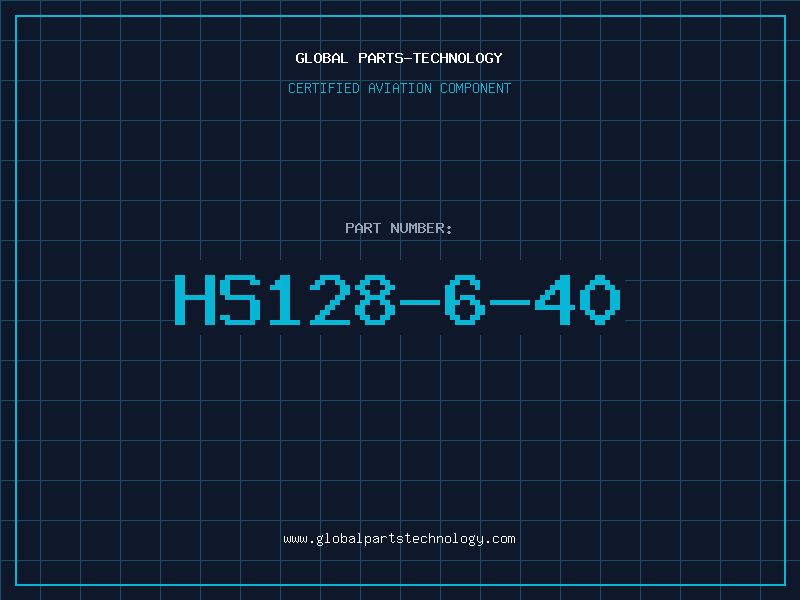 Aviation Part HS128-6-40