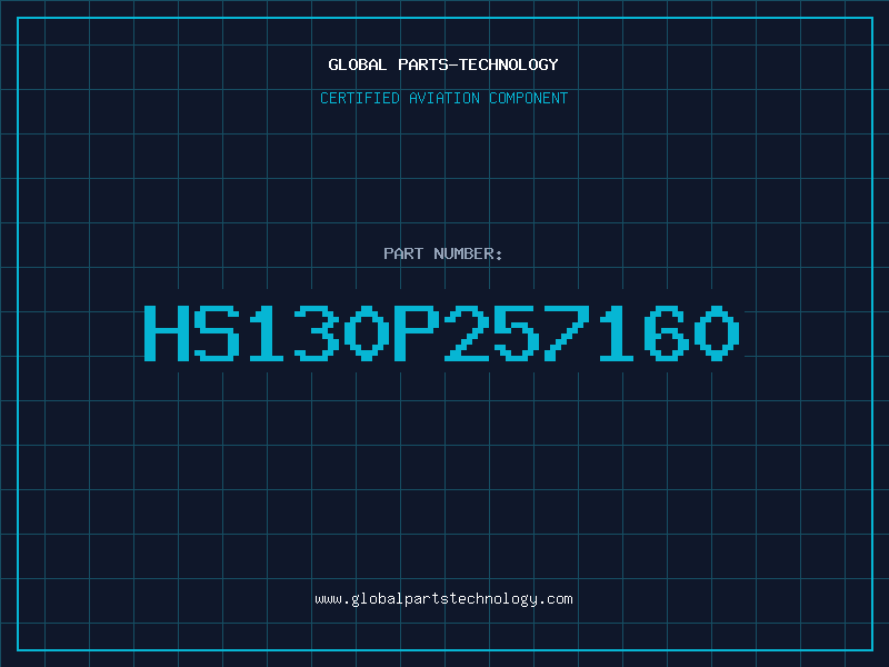 Aviation Part HS130P257160