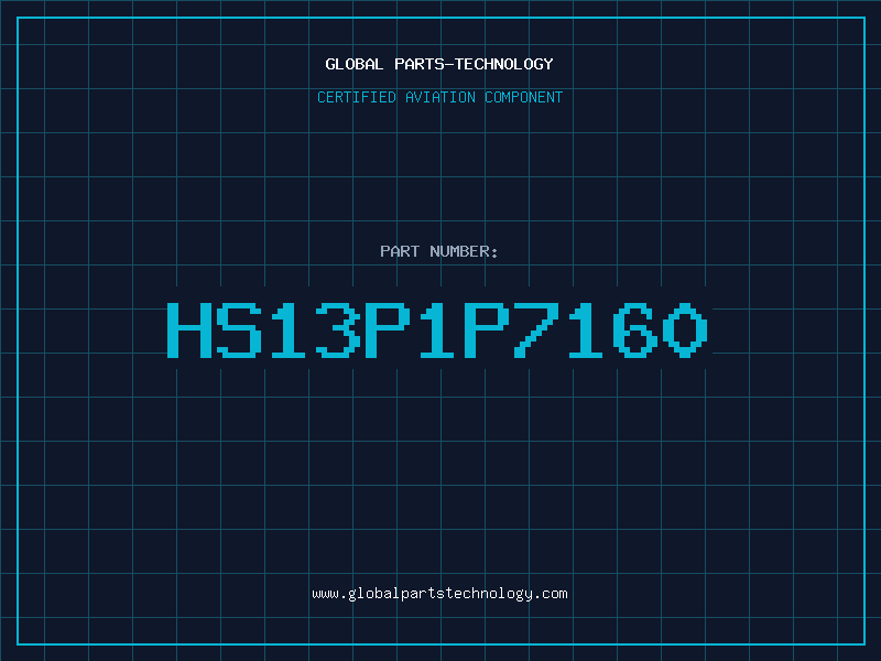 Aviation Part HS13P1P7160
