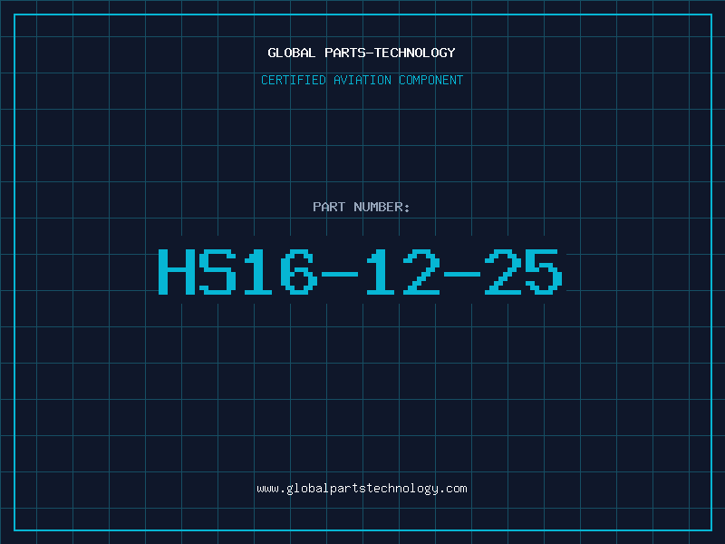 Aviation Part HS16-12-25
