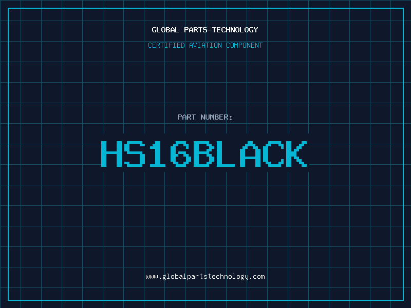 Aviation Part HS16BLACK