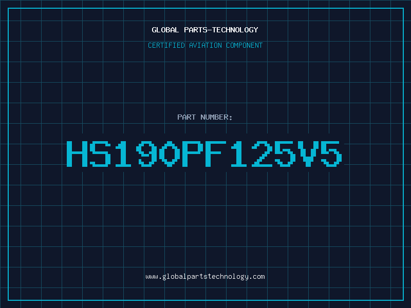 Aviation Part HS190PF125V5