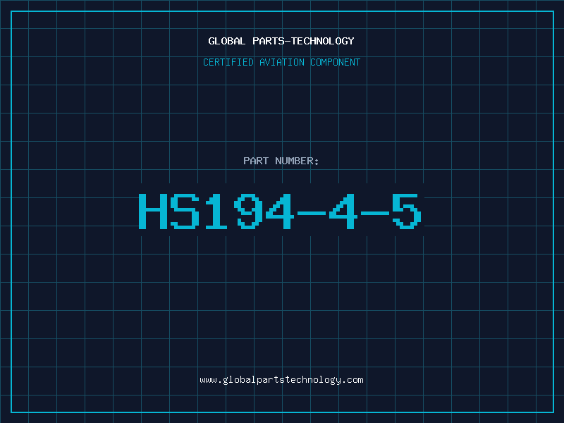 Aviation Part HS194-4-5