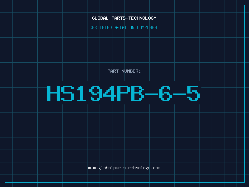 Aviation Part HS194PB-6-5