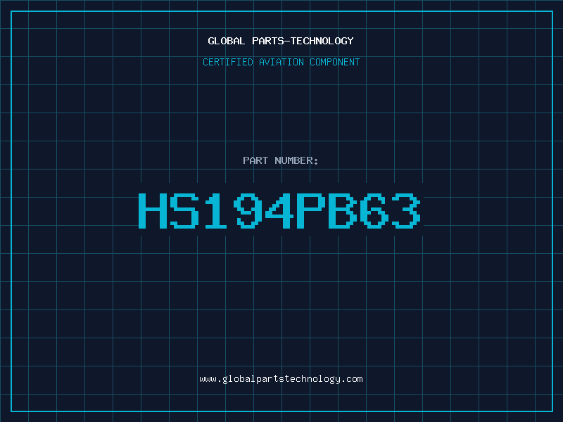 Aviation Part HS194PB63