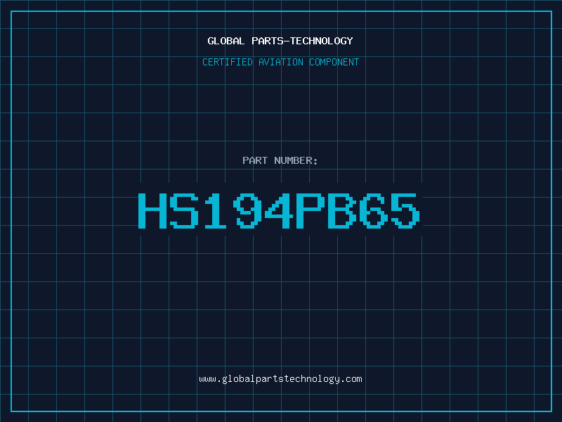 Aviation Part HS194PB65