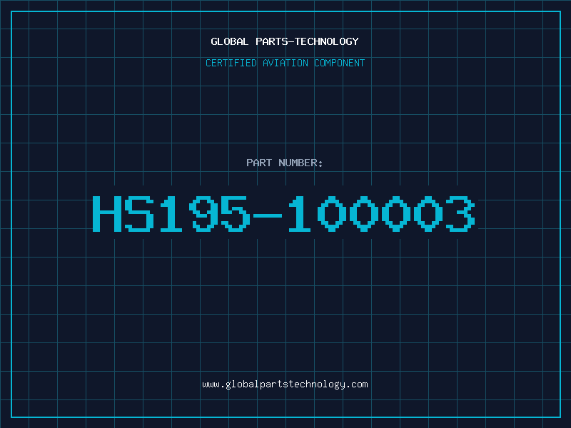 Aviation Part HS195-100003
