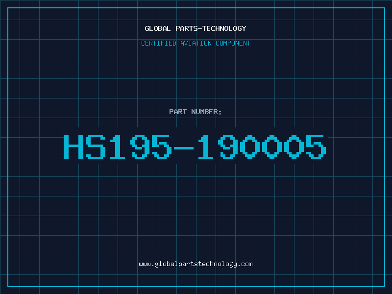 Aviation Part HS195-190005