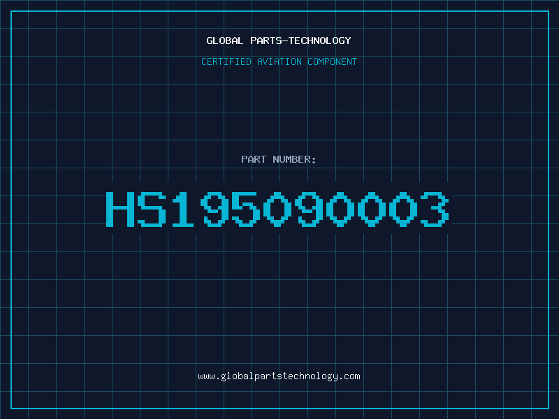 Aviation Part HS195090003