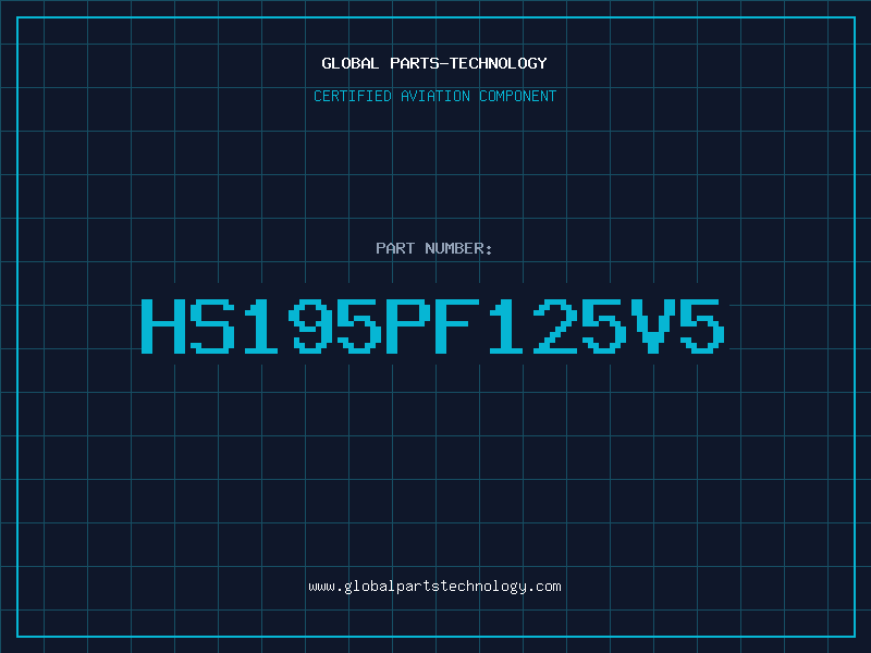 Aviation Part HS195PF125V5