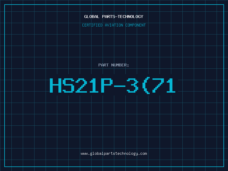 Aviation Part HS21P-3(71