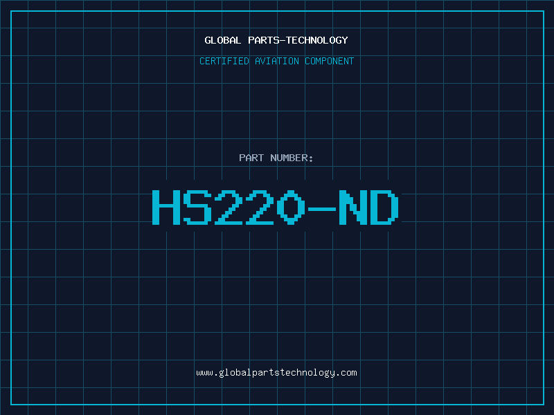 Aviation Part HS220-ND