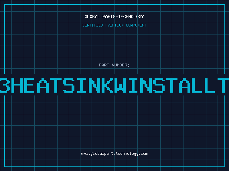 Aviation Part HS223HEATSINKWINSTALLTAB75