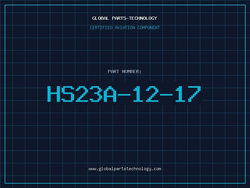 Aviation Part HS23A-12-17