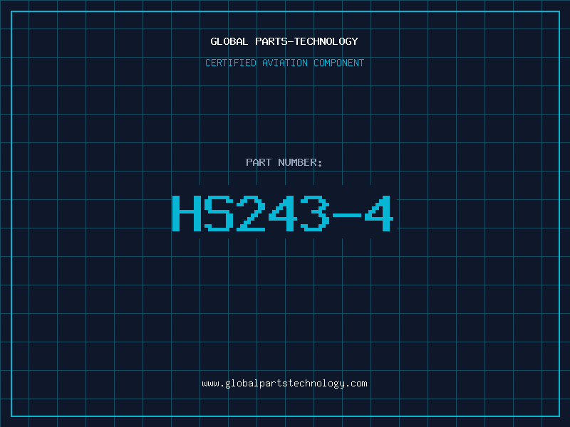 Aviation Part HS243-4