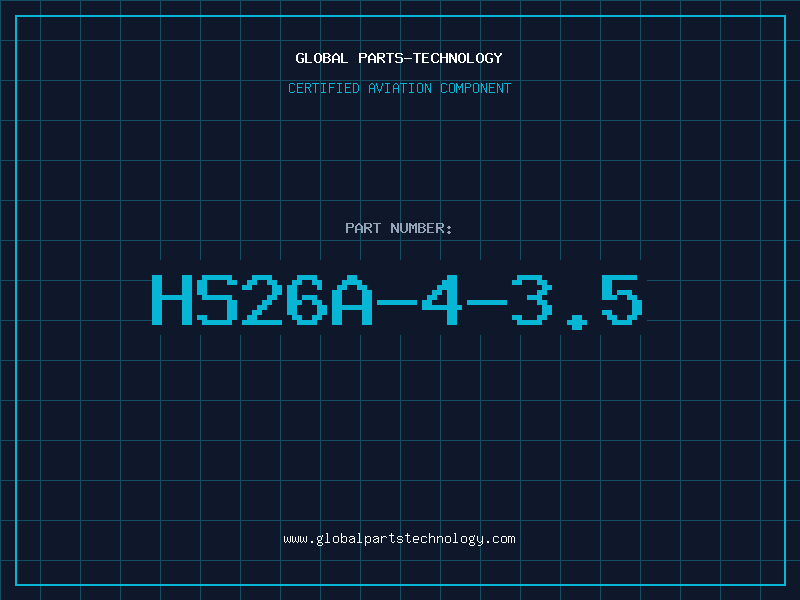 Aviation Part HS26A-4-3.5