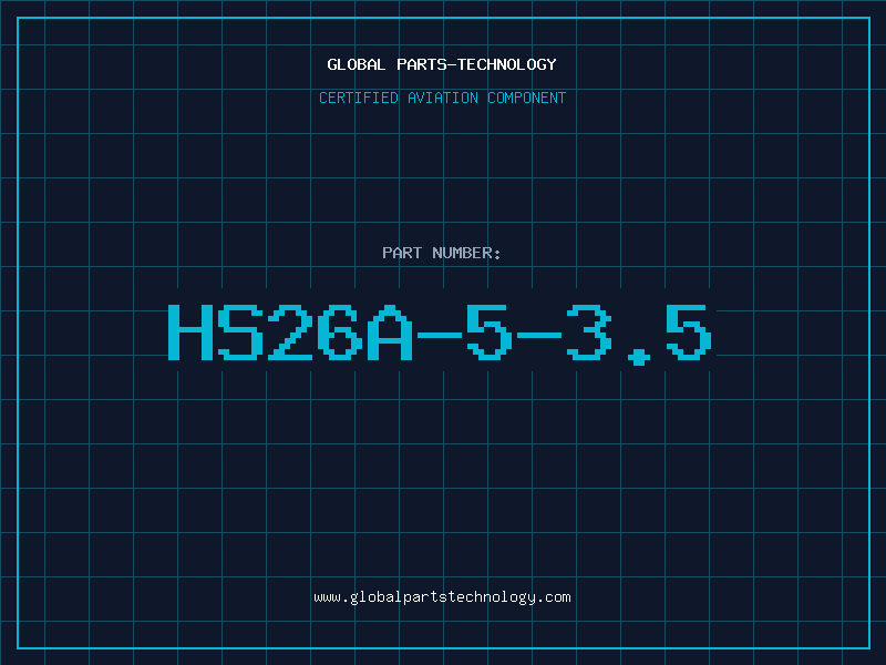 Aviation Part HS26A-5-3.5