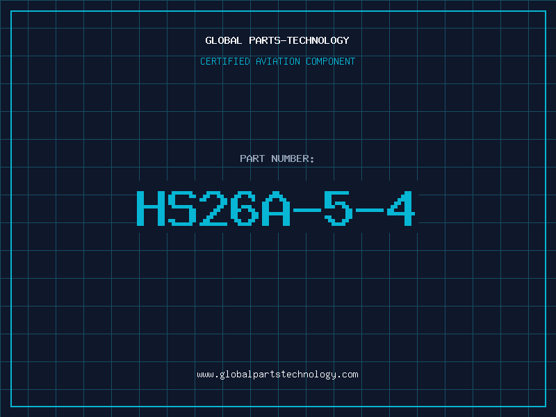 Aviation Part HS26A-5-4