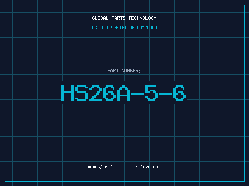 Aviation Part HS26A-5-6